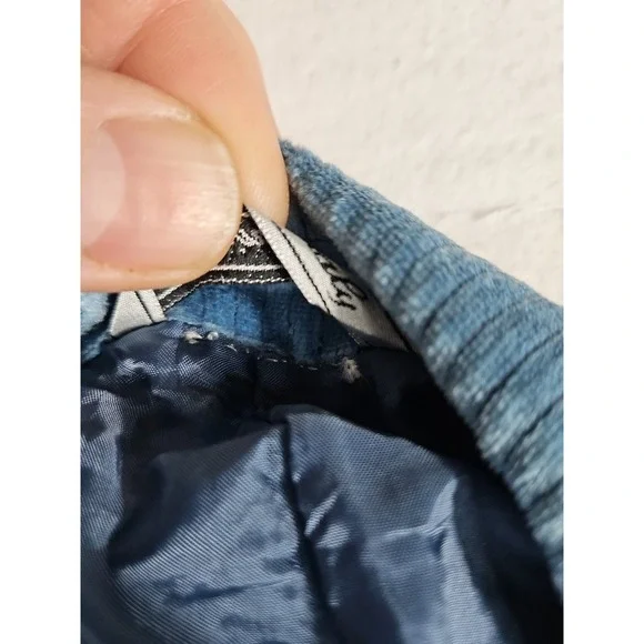 Vintage Gianni Versace Blue Corduroy Suit Jacket Size 52 Made In Italy